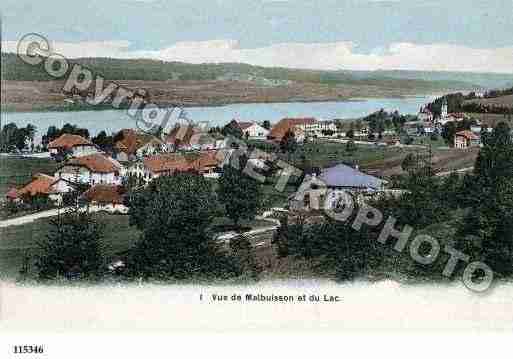 Ville de MALBUISSON, carte postale ancienne