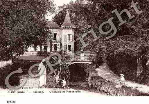 Ville de PINEY, carte postale ancienne