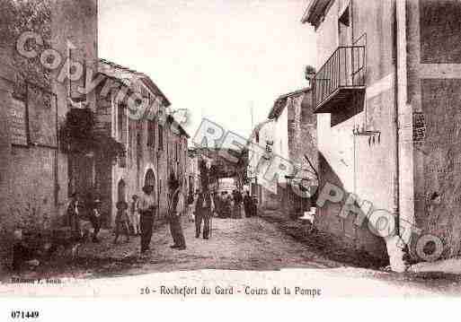 Ville de ROCHEFORTDUGARD, carte postale ancienne