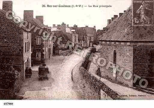 Ville de ROZSURCOUESNON, carte postale ancienne