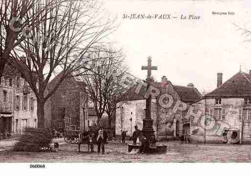 Ville de SAINTJEANDEVAUX, carte postale ancienne