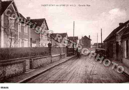 Ville de SAINTREMYSURAVRE, carte postale ancienne