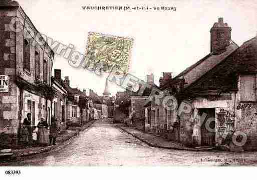 Ville de VAUCHRETIEN, carte postale ancienne