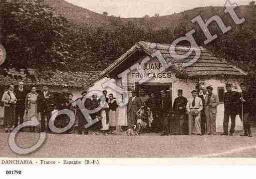 Ville de AINHOA, carte postale ancienne