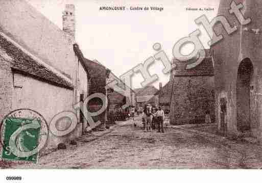 Ville de AMONCOURT, carte postale ancienne