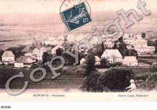 Ville de AUBONNE, carte postale ancienne