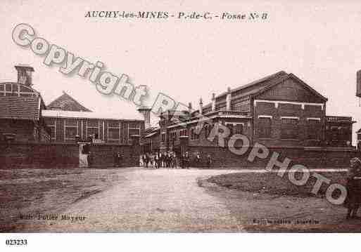 Ville de AUCHYLESMINES, carte postale ancienne