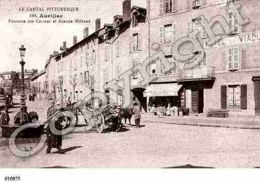 Ville de AURILLAC, carte postale ancienne