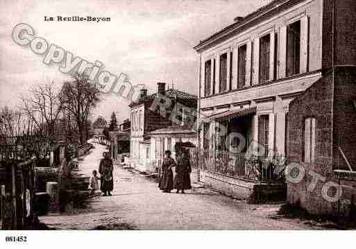 Ville de BAYONSURGIRONDE, carte postale ancienne