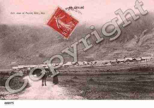 Ville de CEILLAC, carte postale ancienne