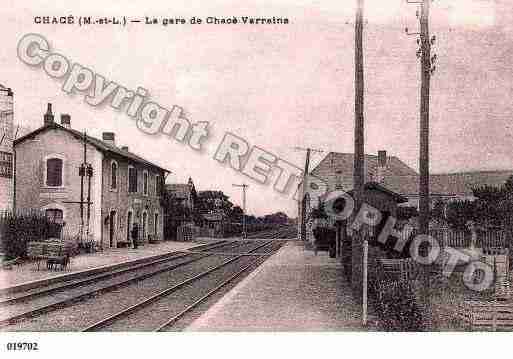 Ville de CHACE, carte postale ancienne