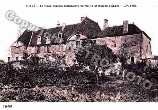 Ville de CHACE, carte postale ancienne