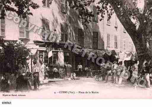 Ville de CUERS, carte postale ancienne