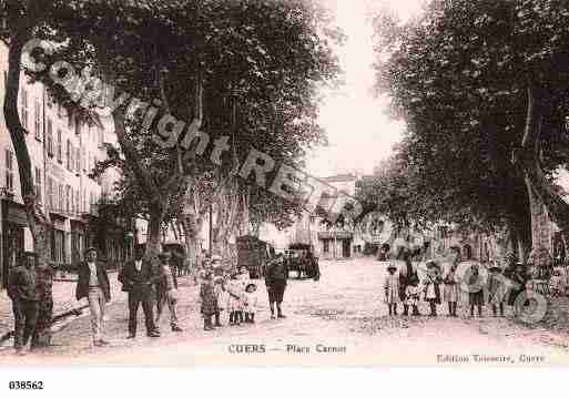 Ville de CUERS, carte postale ancienne