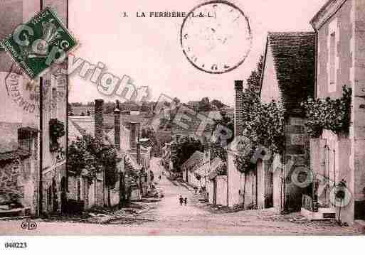 Ville de FERRIERE(LA), carte postale ancienne