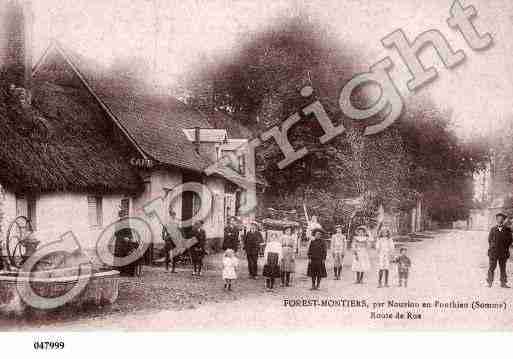 Ville de FORESTMONTIERS, carte postale ancienne