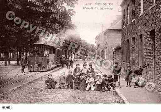 Ville de HERGNIES, carte postale ancienne