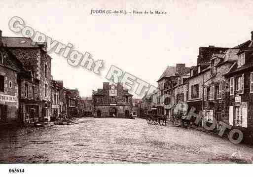 Ville de JUGONLESLACS, carte postale ancienne