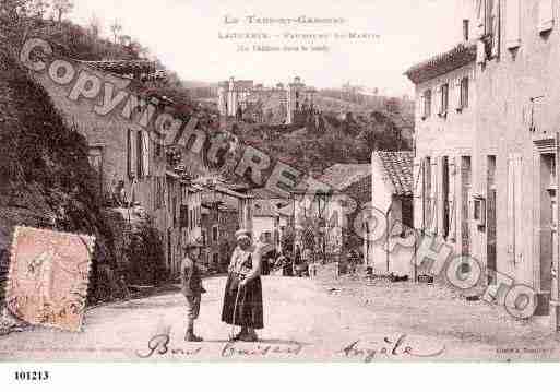 Ville de LAGUEPIE, carte postale ancienne