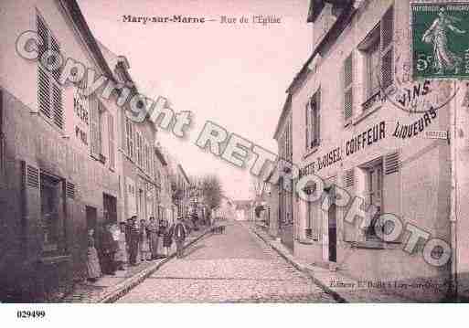 Ville de MARYSURMARNE, carte postale ancienne