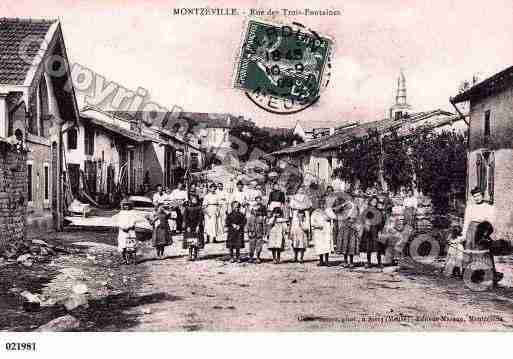 Ville de MONTZEVILLE, carte postale ancienne