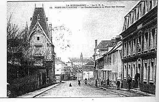 Ville de PONTDEL'ARCHE, carte postale ancienne