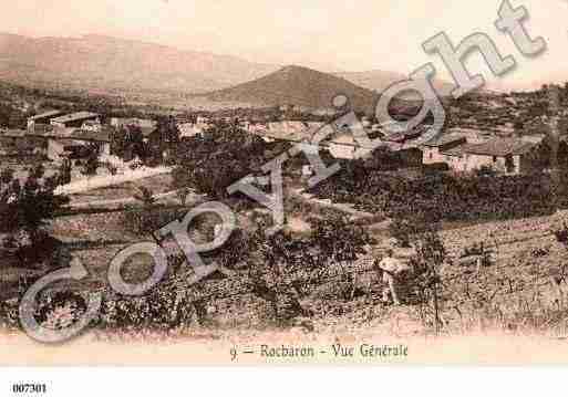Ville de ROCBARON, carte postale ancienne