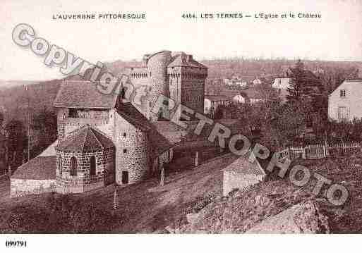 Ville de TERNES(LES), carte postale ancienne