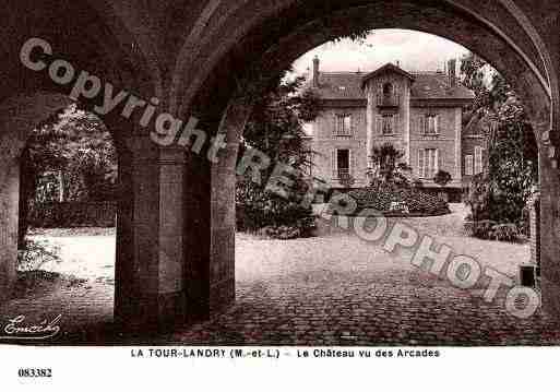 Ville de TOURLANDRY(LA), carte postale ancienne