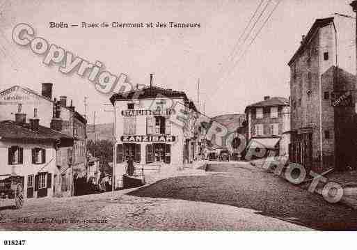 Ville de BOEN, carte postale ancienne