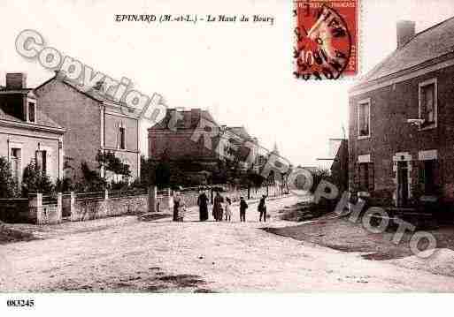 Ville de CANTENAYEPINARD, carte postale ancienne