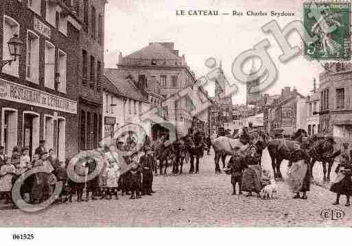 Ville de CATEAU(LE), carte postale ancienne