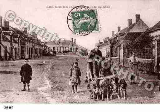 Ville de CHOUX(LES), carte postale ancienne