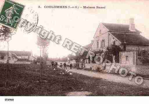 Ville de COULOMMES, carte postale ancienne