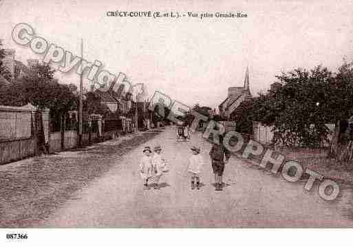 Ville de CRECYCOUVE, carte postale ancienne