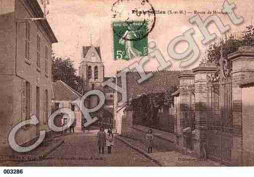 Ville de FONTENAILLES, carte postale ancienne