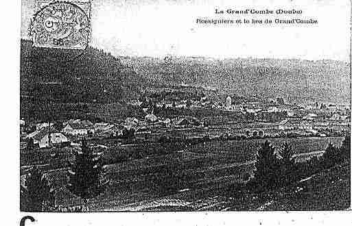 Ville de GRANDCOMBE, carte postale ancienne