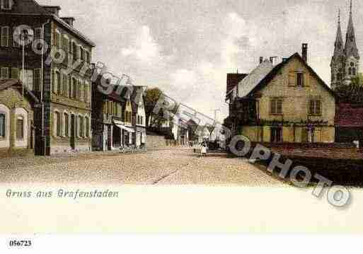 Ville de ILLKIRCHGRAFFENSTADEN, carte postale ancienne