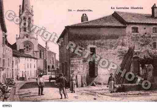 Ville de JEZAINVILLE, carte postale ancienne