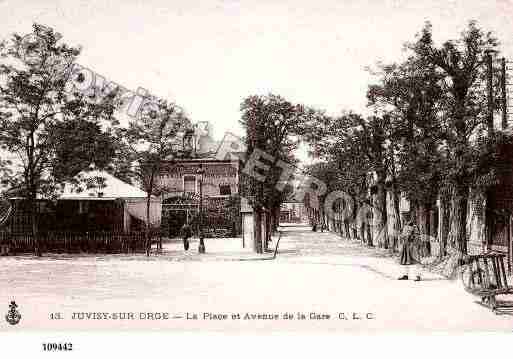 Ville de JUVISYSURORGE, carte postale ancienne