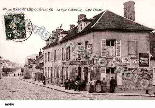 Ville de MARGNYLESCOMPIEGNE, carte postale ancienne