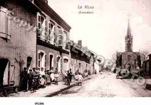 Ville de MAXE(LA), carte postale ancienne