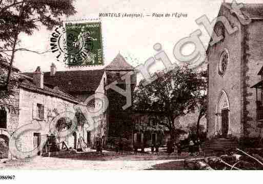Ville de MONTEILS, carte postale ancienne