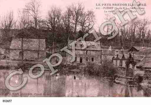 Ville de PLEMET, carte postale ancienne