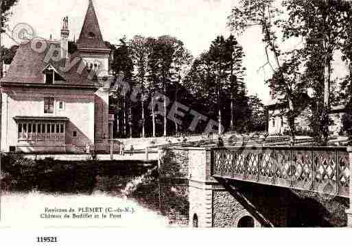 Ville de PLEMET, carte postale ancienne