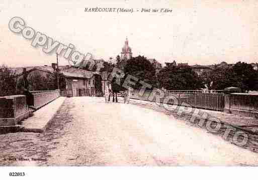 Ville de RARECOURT, carte postale ancienne