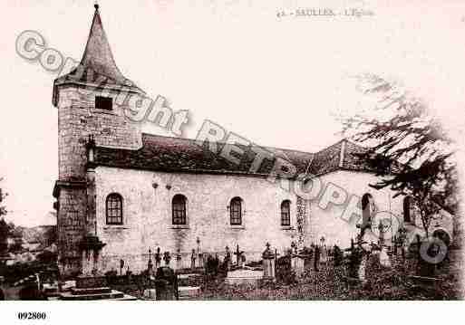 Ville de SAULLES, carte postale ancienne