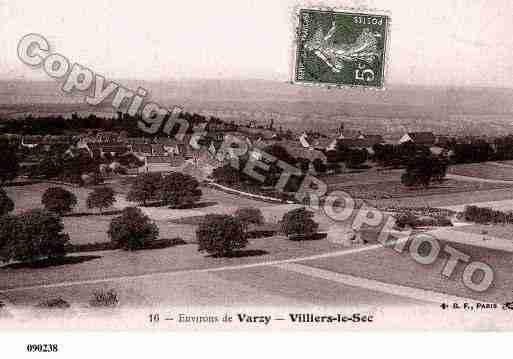 Ville de VILLIERSLESEC, carte postale ancienne