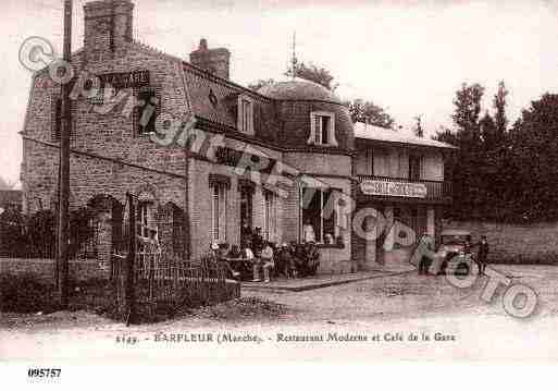 Ville de BARFLEUR, carte postale ancienne
