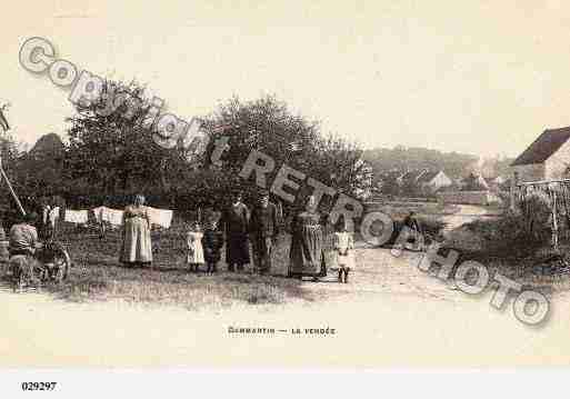 Ville de DAMMARTINSURTIGEAUX, carte postale ancienne